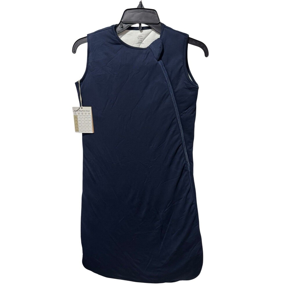 PurComfy Supersoft Bamboo Viscose Sleep Sack, 2.5 TOG  15-24 Mths. Navy NWT